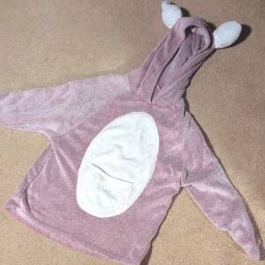 Cozy Pink Animal Hoodie sleep justice kangaroo